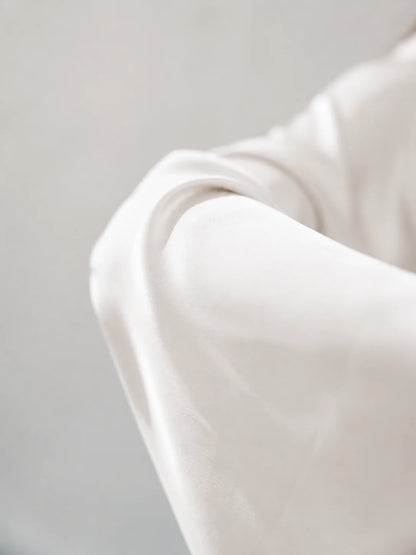 Long Sleeve Silk Dress