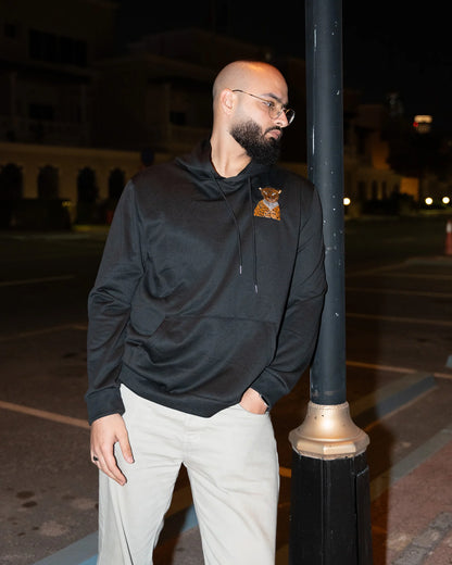 Mn Nur Luxe Hoodie – Desert Cheetah Edition