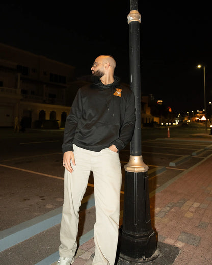 Mn Nur Luxe Hoodie – Desert Cheetah Edition