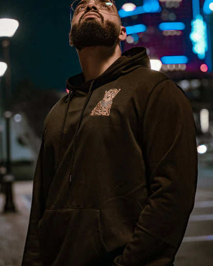 Mn Nur Luxe Hoodie – Desert Cheetah Edition