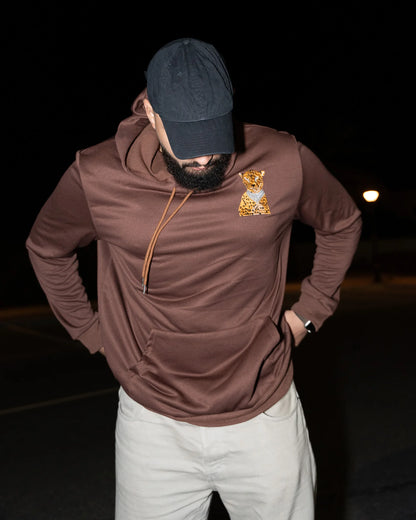 Mn Nur Luxe Hoodie – Desert Cheetah Edition