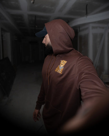 Mn Nur Luxe Hoodie – Desert Cheetah Edition