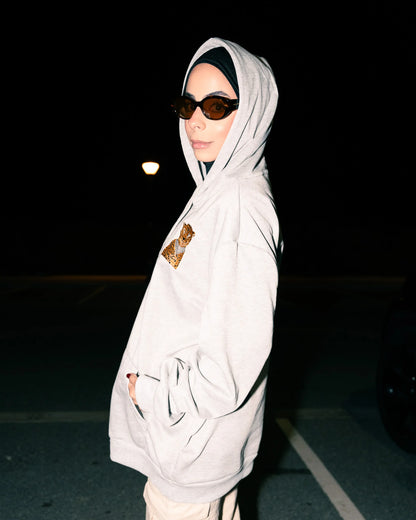 Mn Nur Luxe Hoodie – Desert Cheetah Edition