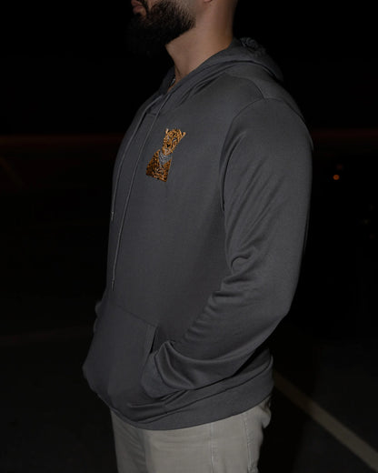 Mn Nur Luxe Hoodie – Desert Cheetah Edition
