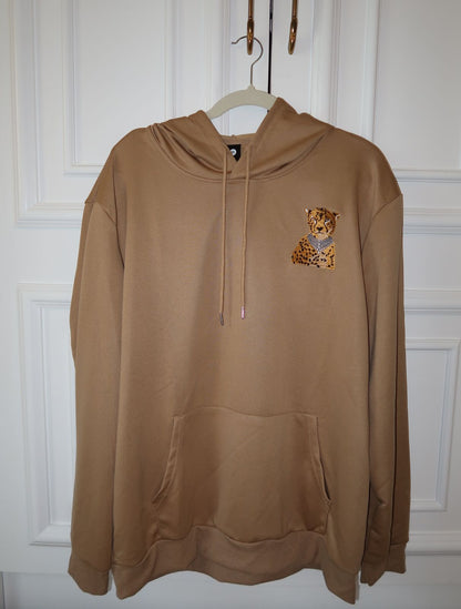 Mn Nur Luxe Hoodie – Desert Cheetah Edition